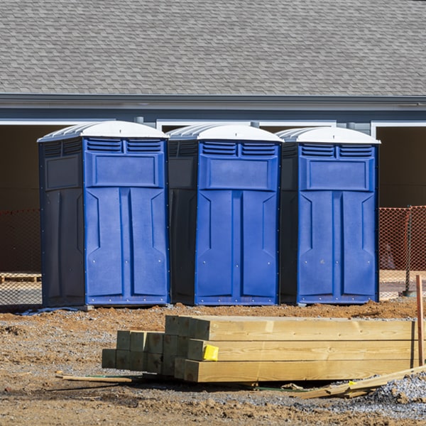 what is the maximum capacity for a single porta potty in Fairfax